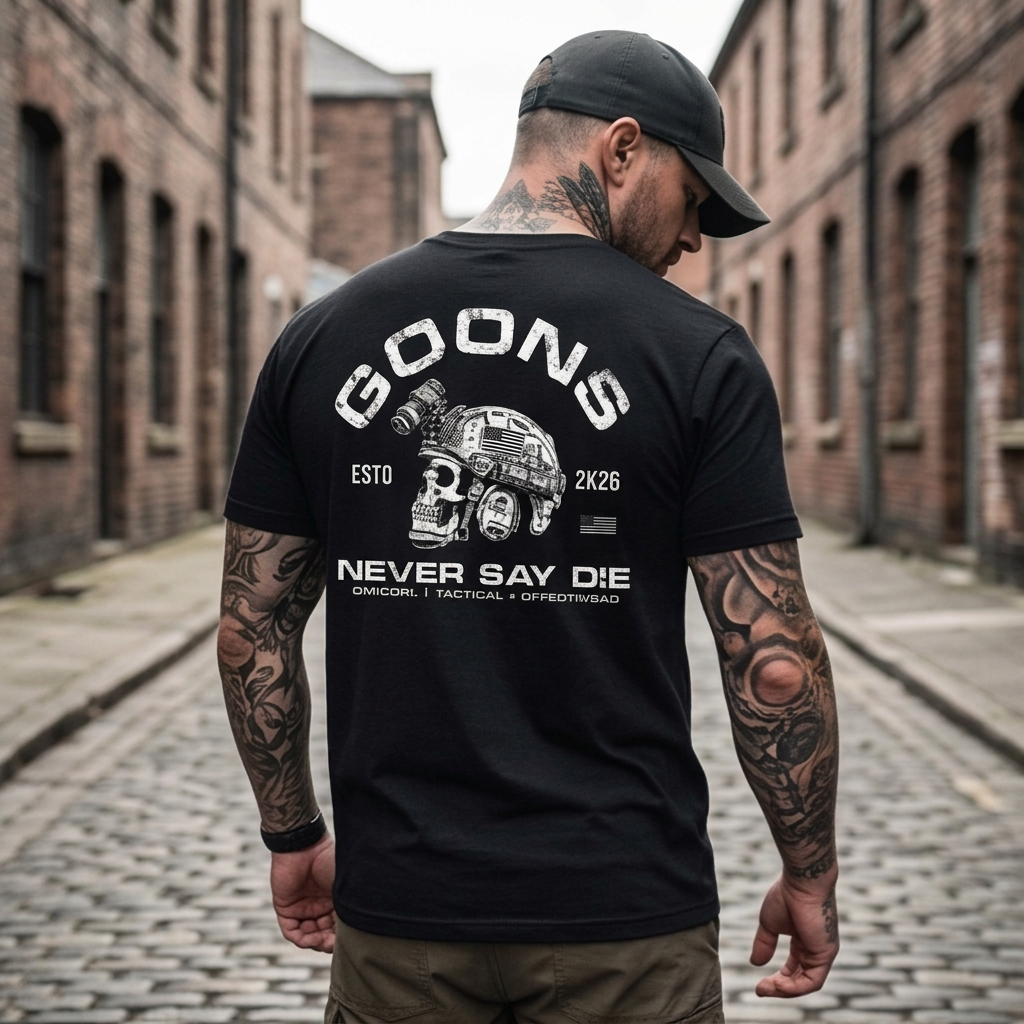 Goons Never Say Die tee — street